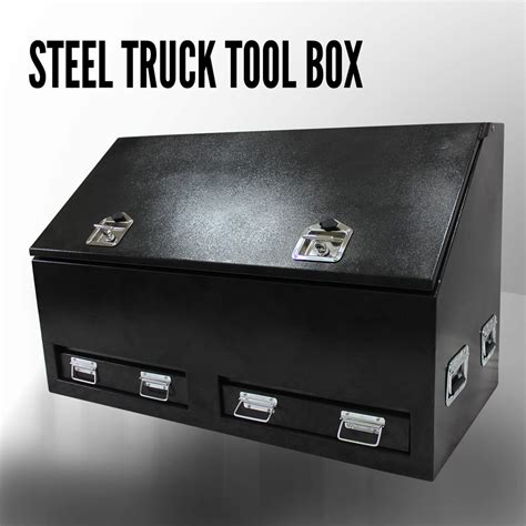 homemade steel truck tool box|large truck mounted tool boxes.